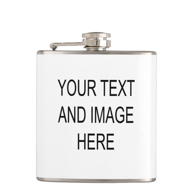 Make your own custom personalised flask (Front)
