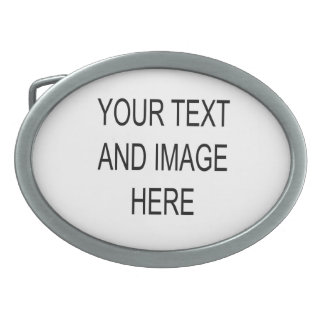 Make your own custom personalised oval belt buckle