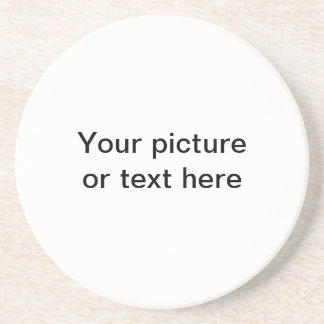 Make your own custom personalised sandstone coaster