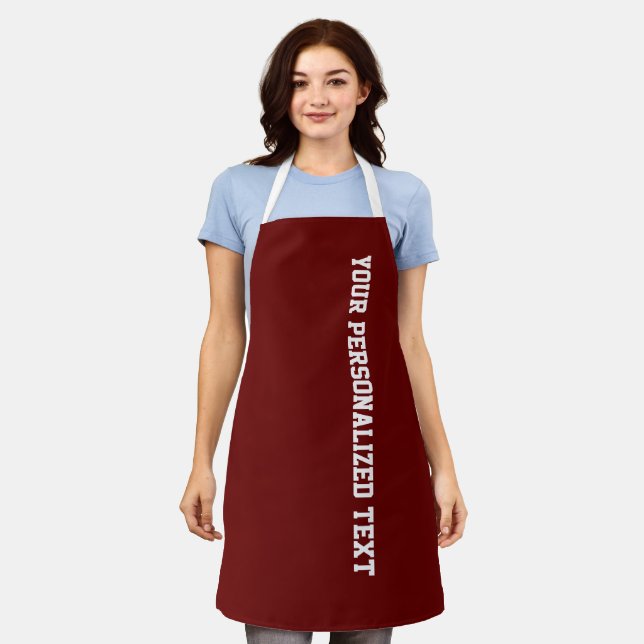 Make Your Own Custom Personalized Apron (Worn)