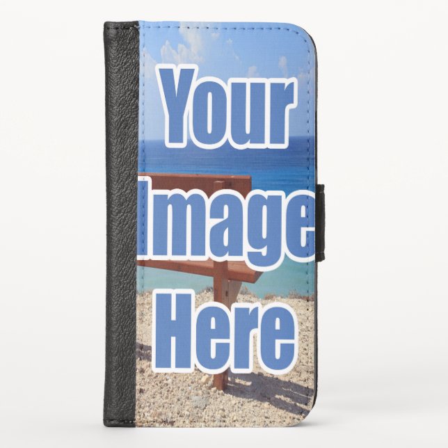 Make Your Own Custom Personalized DIY iPhone Wallet Case (Front)