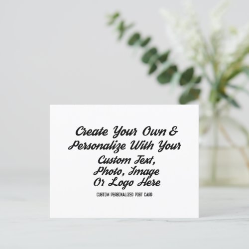 Make Your Own Custom Personalized Save The Date Postcard