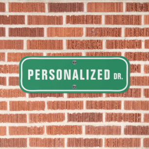 Make Your Own Custom Personalized Street Metal Sign