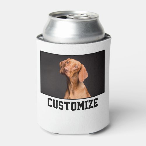 Make Your Own Custom Photo and Text Personalized Can Cooler