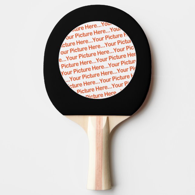 Make Your Own Custom Photo or Picture Personalized Ping Pong Paddle (Front)