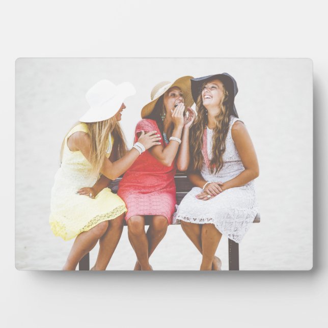 Make Your Own Custom Photo Personalized Plaque (Front)
