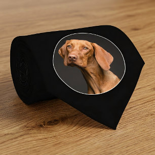 Make Your Own Custom Photo / Picture Black Men's Neck Tie