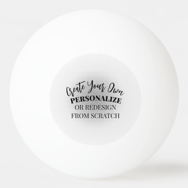 Make Your Own Custom Ping Pong Ball (Front)