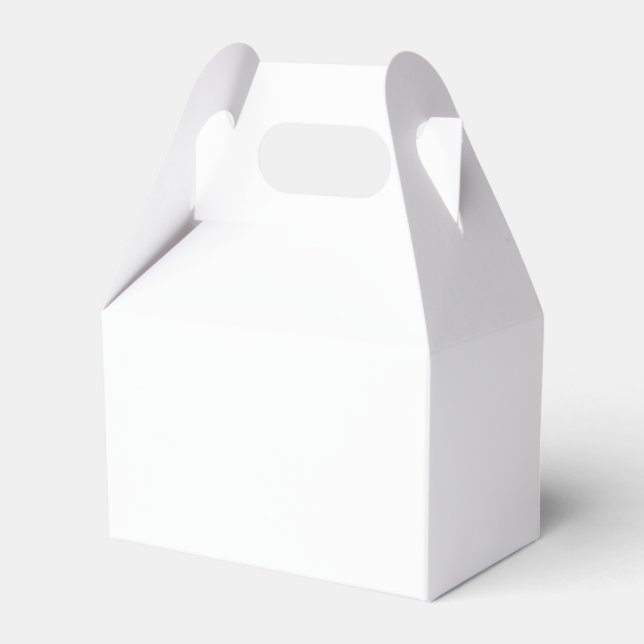 Make Your Own Custom Printed Gable Favor Box (Front Side)