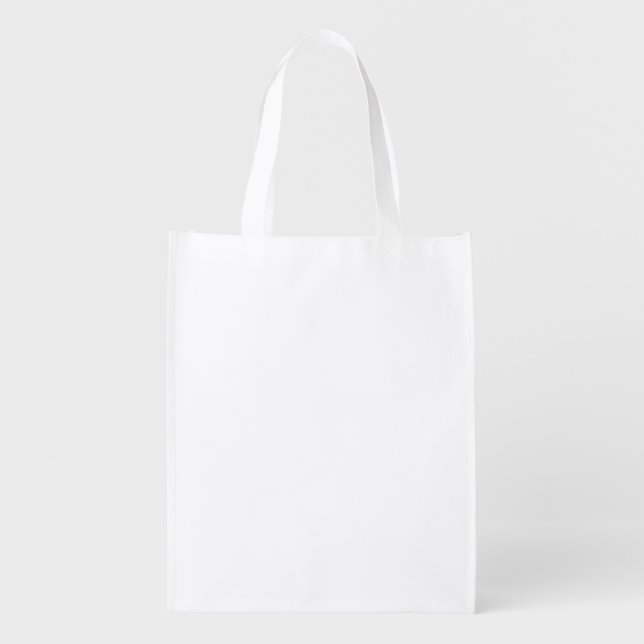 Make Your Own Custom Printed Reusable Grocery Bag (Front)