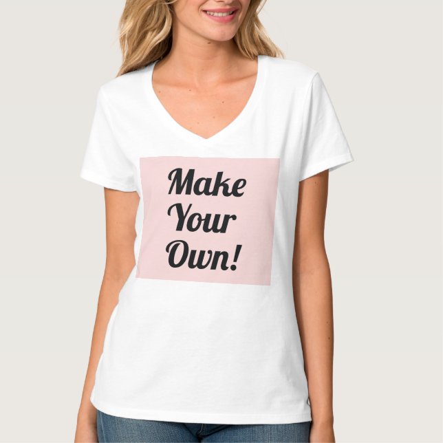 Make Your Own Custom Printed T-Shirt (Front)