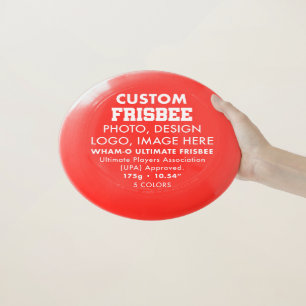 Make Your Own Custom Red Wham-O Ultimate Frisbee
