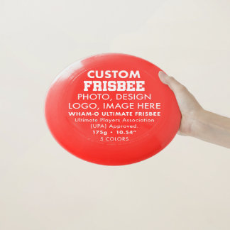Make Your Own Custom Red Wham-O Ultimate Frisbee