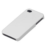 Make Your Own Custom Savvy iPhone 4 4S Matte Case (Bottom)