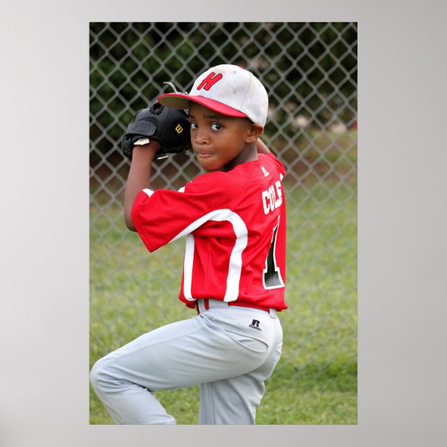 Make Your Own Custom Sports Player Photo Poster (Front)