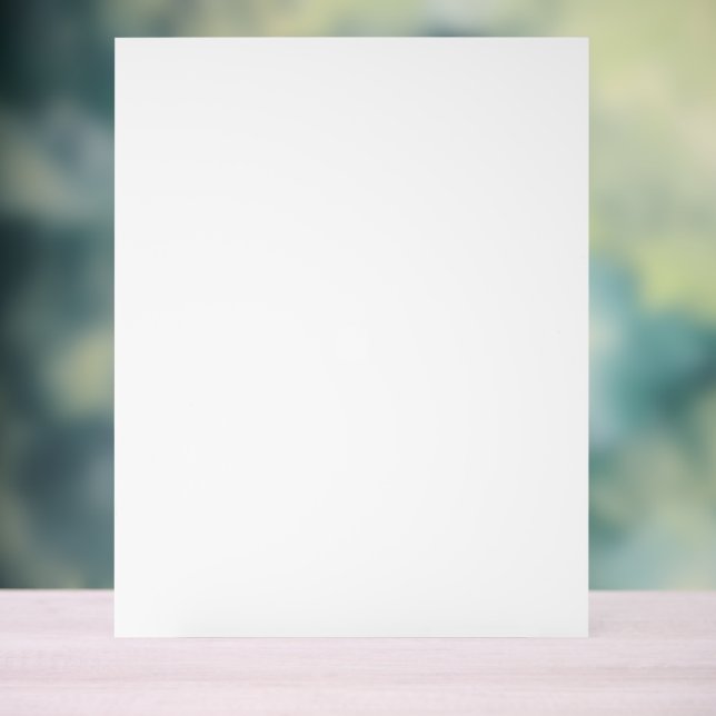 Make your Own Customizable 11" x 14" Acrylic Sign (Neutral)
