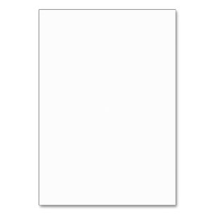 Make your Own Customizable Table Card