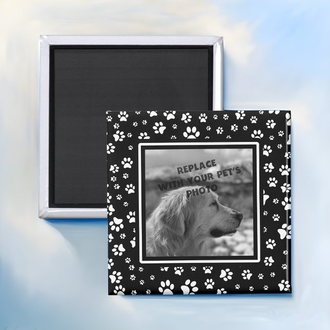 Make Your Own Cute Personalized Pet Photo Magnet (Pawfect Memories 🐾📸)