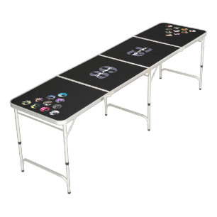 Make your own decor easily 20 images and text on a beer pong table