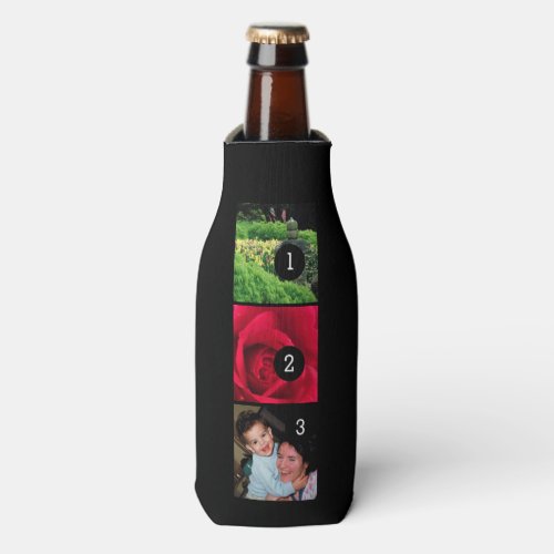 Make your own decor easily with 3 images on a bottle cooler