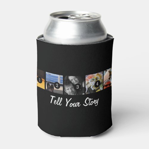 Make your own decor easily with 5 images on a can cooler