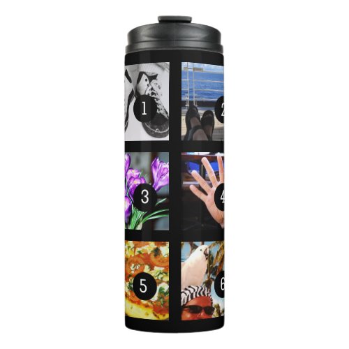 Make your own decor easily with 6 images on a thermal tumbler