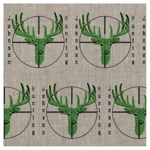 Make Your Own Deer Hunting Logo Fabric