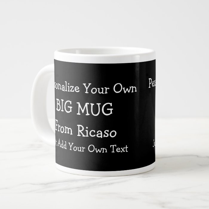 Make Your Own DIY Personalized Saying Large Coffee Mug