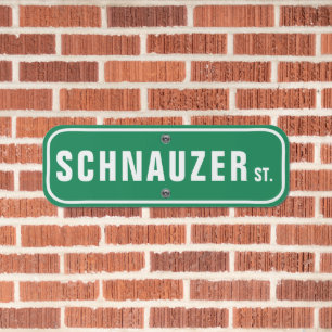 Make Your Own Dog Breed Custom Personalized Street Metal Sign