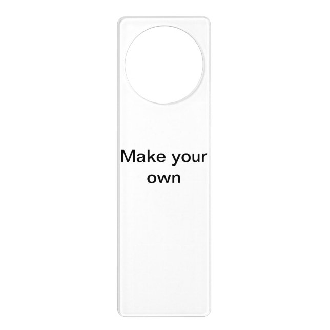 Make your own door hanger (Front)