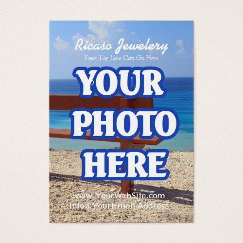 Make Your Own Earring Background Business Card Template