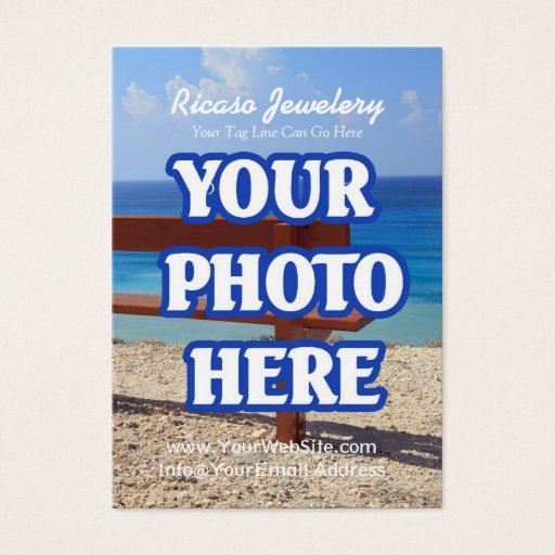 Customizable Make Your Own Earring Background Business Card Template