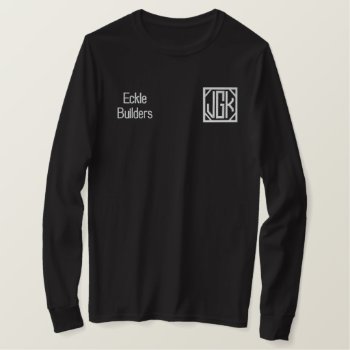 Make Your Own Embroidered Jacket Embroidered Long Sleeve T-shirt by CREATIVEforBUSINESS at Zazzle