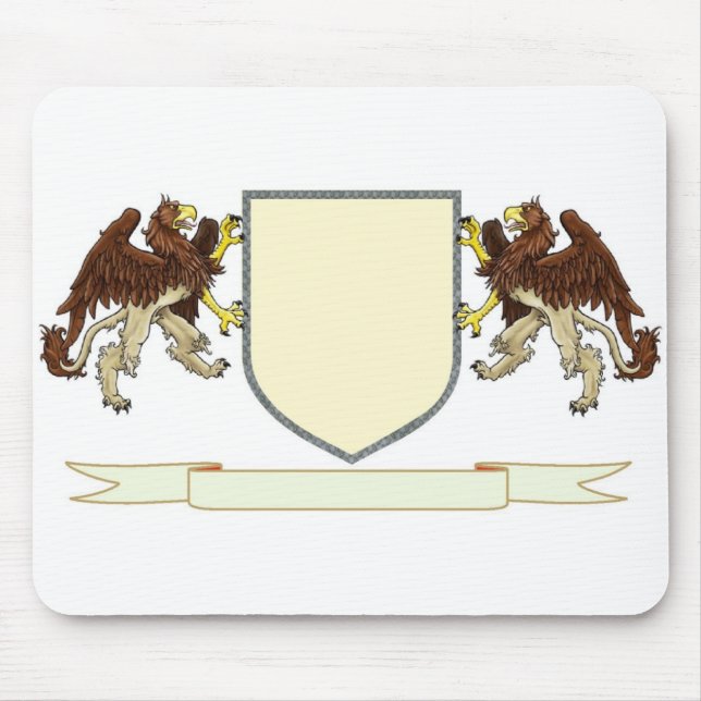 Make Your Own Family Crest Mouse Pad (Front)