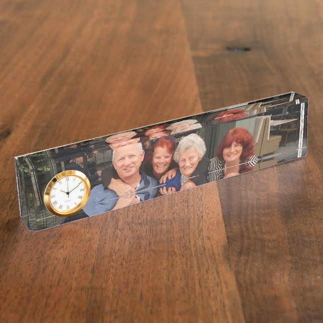Make Your Own Family Moments, Desk Nameplate (Side)