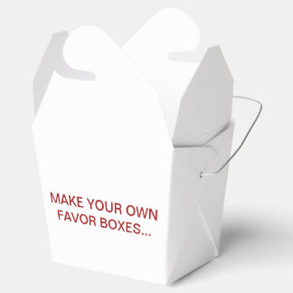 MAKE YOUR OWN FAVOR BOXES FOR YOUR WEDDING 