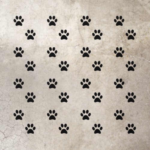 Make Your Own fBlack Paw Print Path Trail Floor Decals