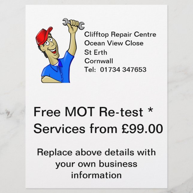 Make your own flyers (Front)