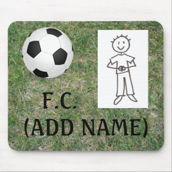 Make Your Own Football Club Mousepad by stradavarius at Zazzle