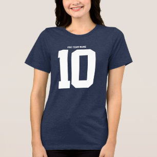 Make Your Own Football Jersey - Name & Number Tee