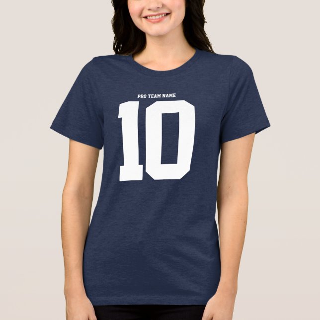 Make Your Own Football Jersey - Name & Number Tee (Front)