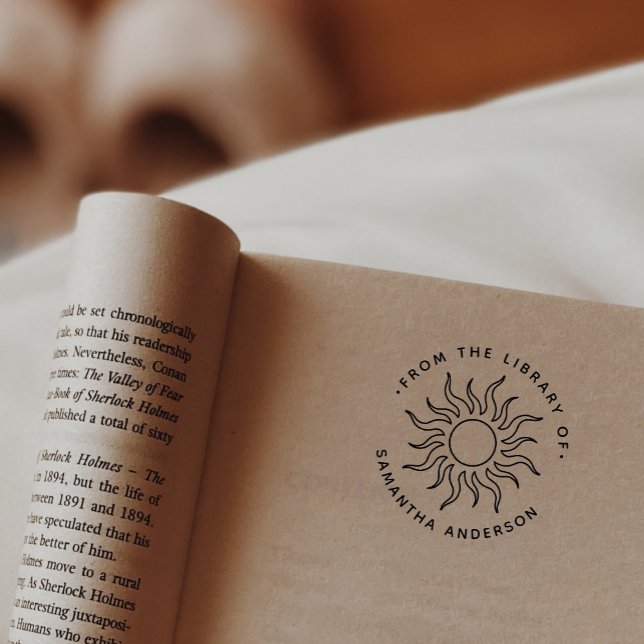 Make Your Own From The Library Of Boho Sun Self-inking Stamp (Creator Uploaded)