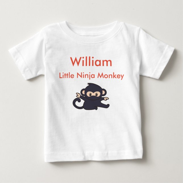 Make Your Own Funny Cute Personalize Name Nickname Baby T-Shirt (Front)