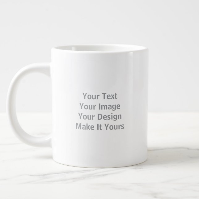 Make Your Own  Giant Coffee Mug (Left)