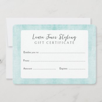 Make Your Own Gift Certificate Voucher Template by Pip_Gerard at Zazzle