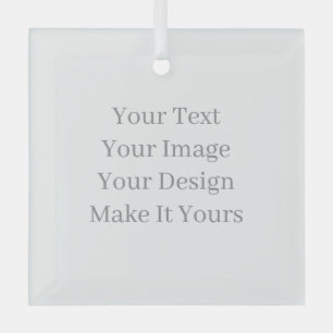 Make Your Own Glass Square Ornament