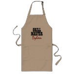 Make your own grill master BBQ apron for men Beige