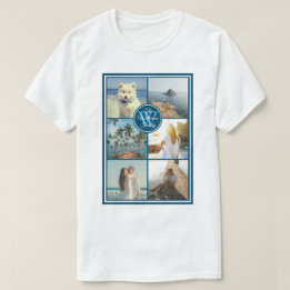 Make Your Own Instagram Grid Summer Photo Collage T-Shirt