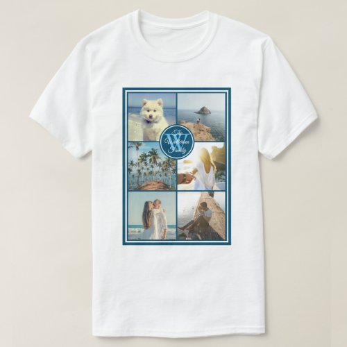 Make Your Own Instagram Grid Summer Photo Collage T_Shirt
