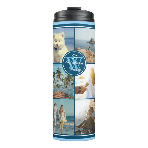 Make Your Own Instagram Grid Summer Photo Collage Thermal Tumbler